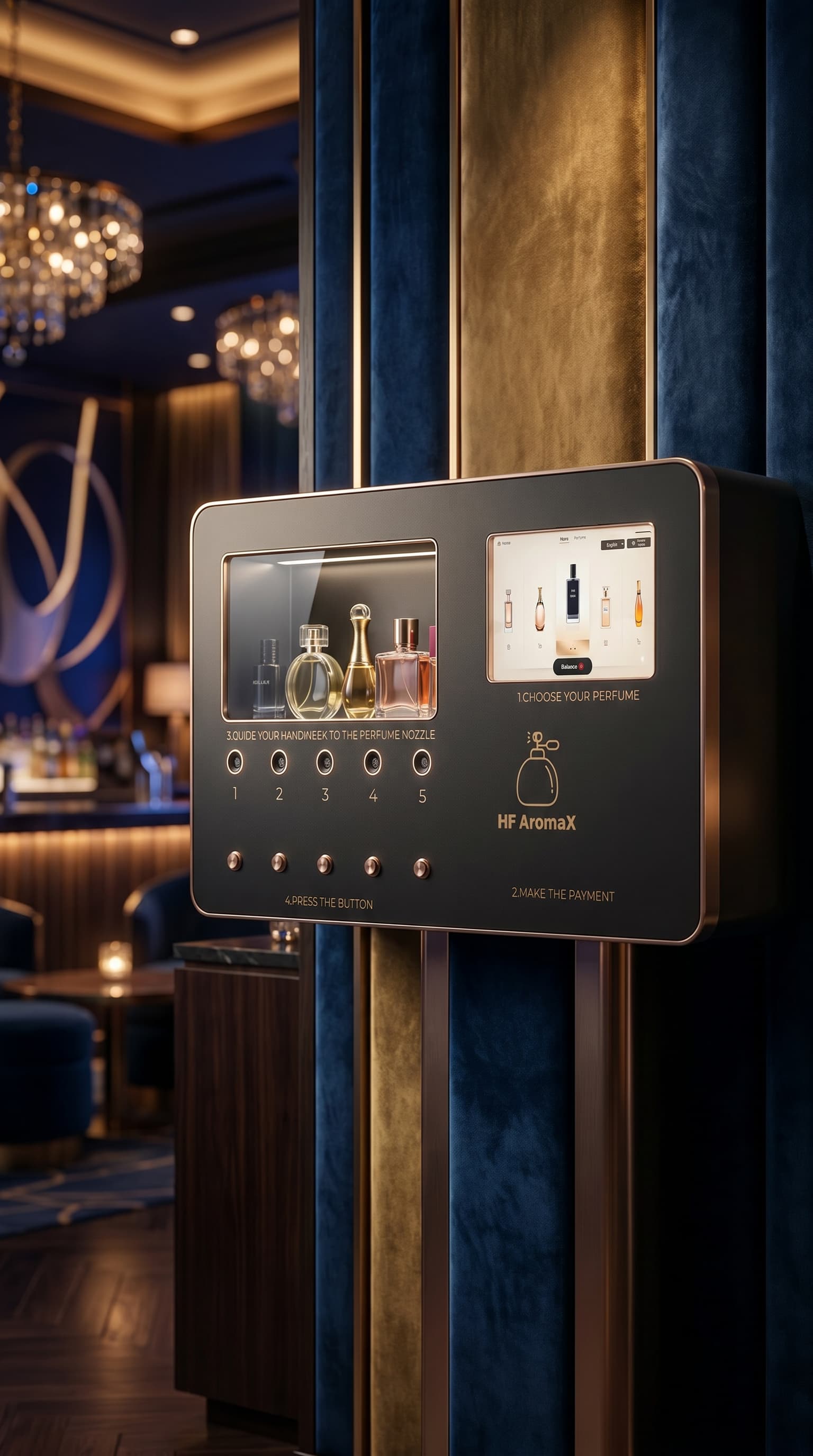 Sentique Vending Experience Mobile
